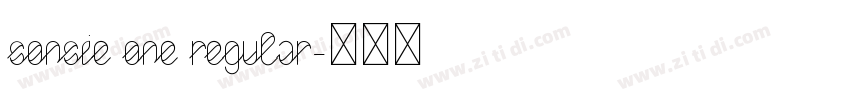 Sonsie One Regular字体转换 Sonsie One Regular字体转换